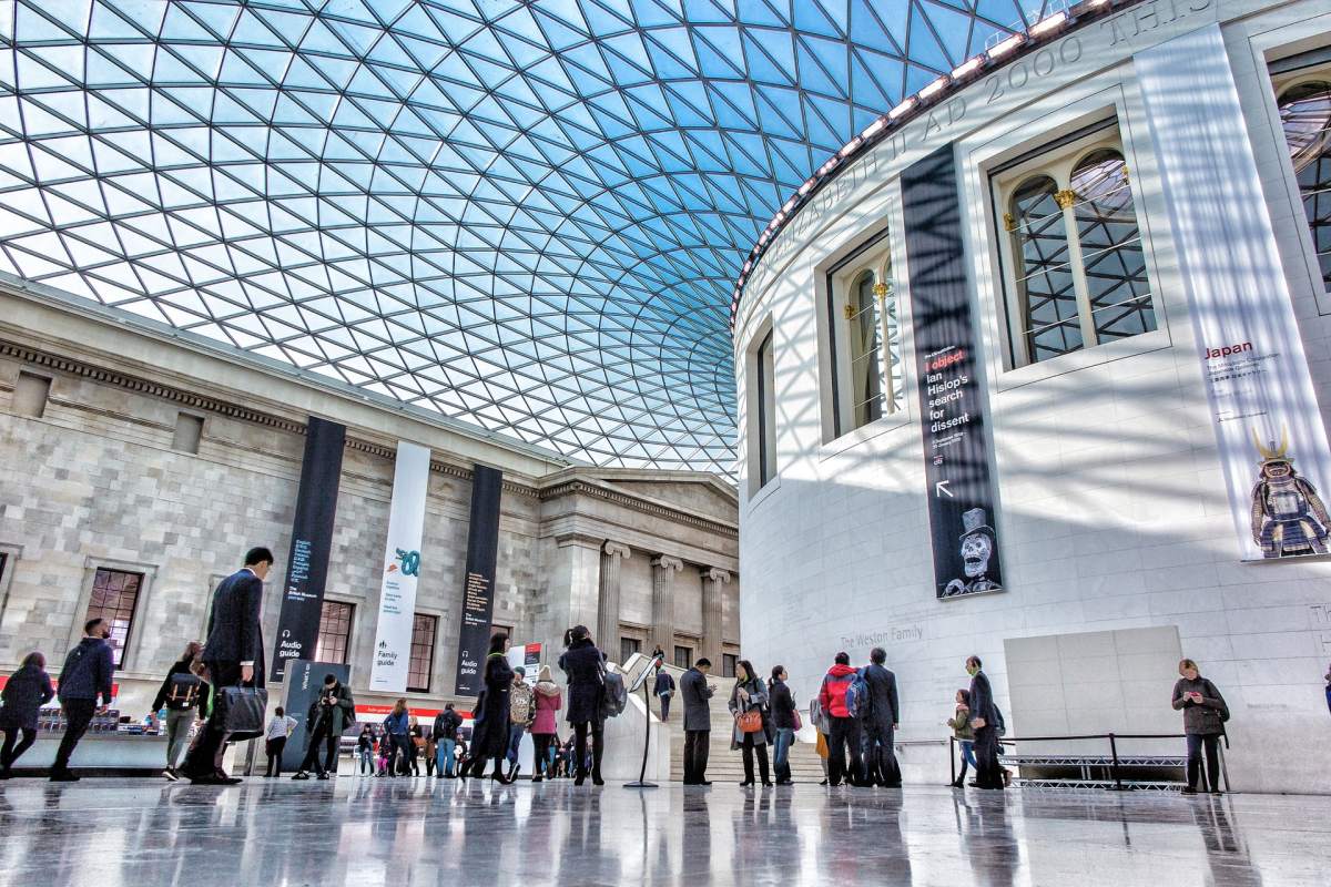 british museum is one of the oldest landmarks in england