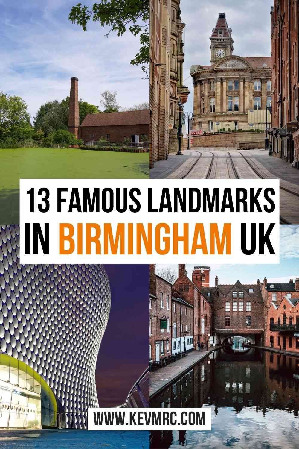 Birmingham is a vibrant multicultural center with over 1 million people and a wide variety of activities. Here are 13 famous landmarks in Birmingham, England. #uk #england #birmingham
