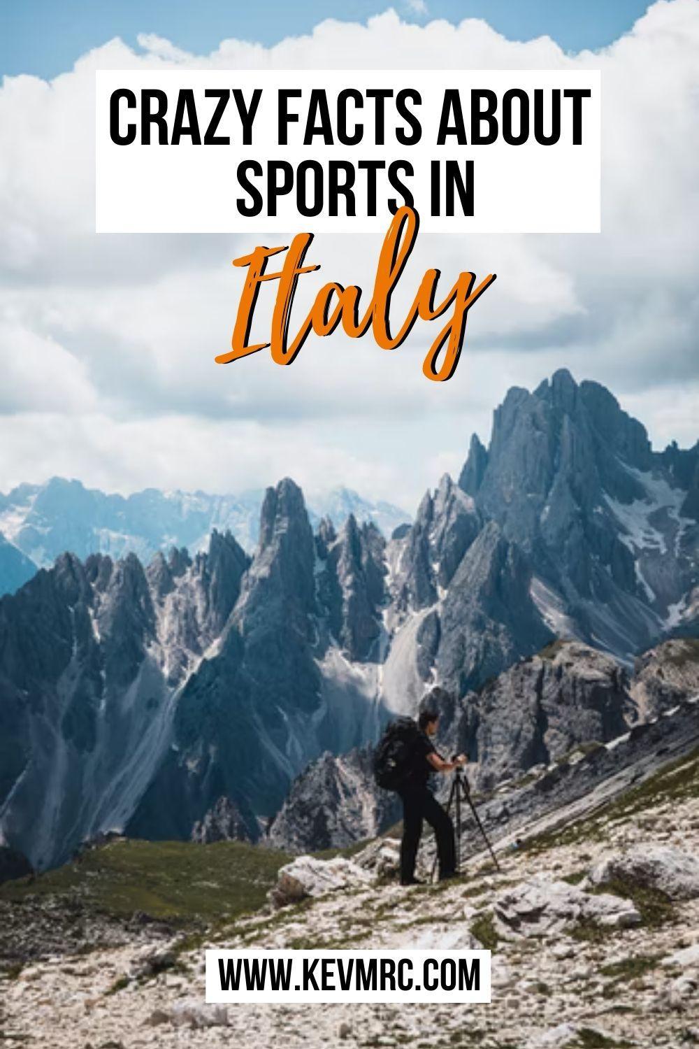 Looking for information about sports in Italy? Learn everything about the most popular sports in Italy through these facts. #italy #sports #funfacts
