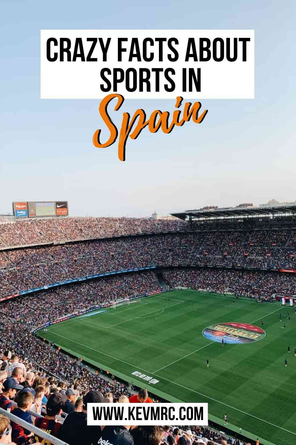 Looking for information about sports in Spain? Learn everything about the most popular sports in Spain through these facts. #spain #funfacts #sport