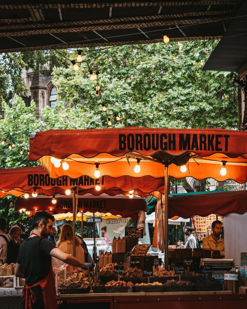 borough market is among the historic landmarks in london