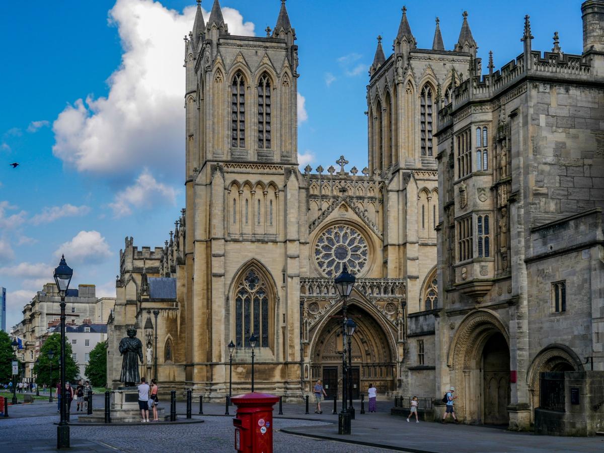 bristol cathedral is one of the top landmarks of bristol