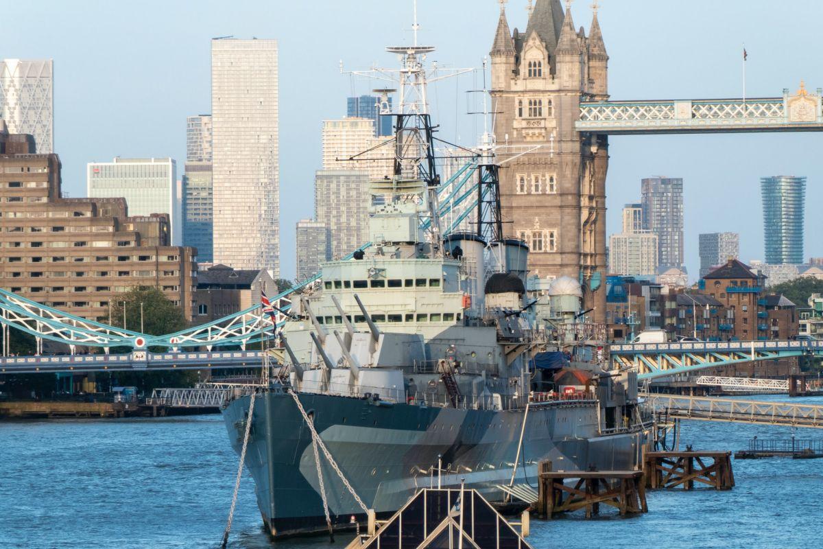 hms belfast is a top london england landmark