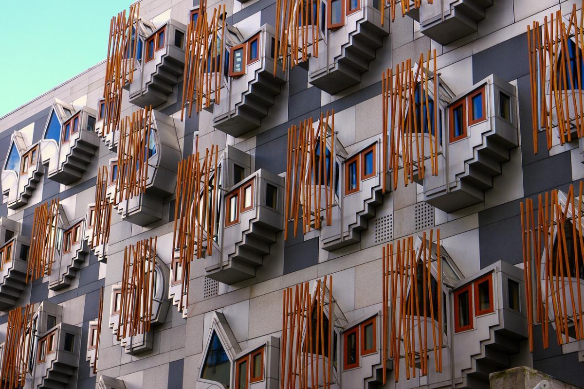 scottish parliament is one of edinburgh famous buildings