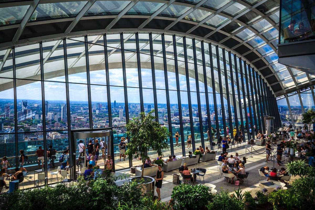 sky garden is in the major landmarks in london
