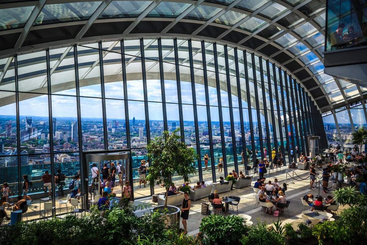 sky garden is in the major landmarks in london