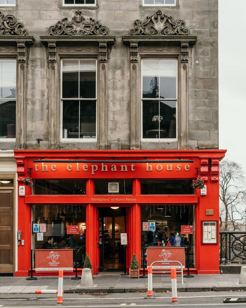 the elephant house is one of the harry potter landmarks edinburgh has to offer