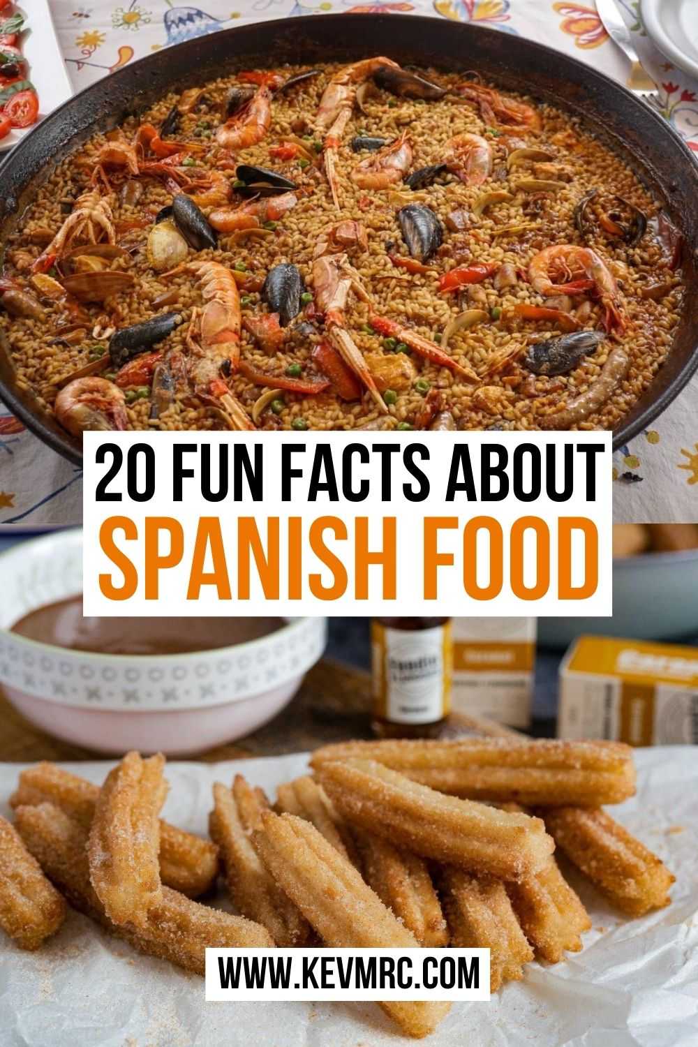 Spain is known and appreciated for a lot of things including its history, monuments, beaches, the sweetness of life, and the festive spirit that reigns there, but also for its gastronomy! Learn more about Spain food with these 20 interesting facts about Spanish food. spanish food facts | spain food facts | spain facts fun | fun facts about spain #spainfacts #food