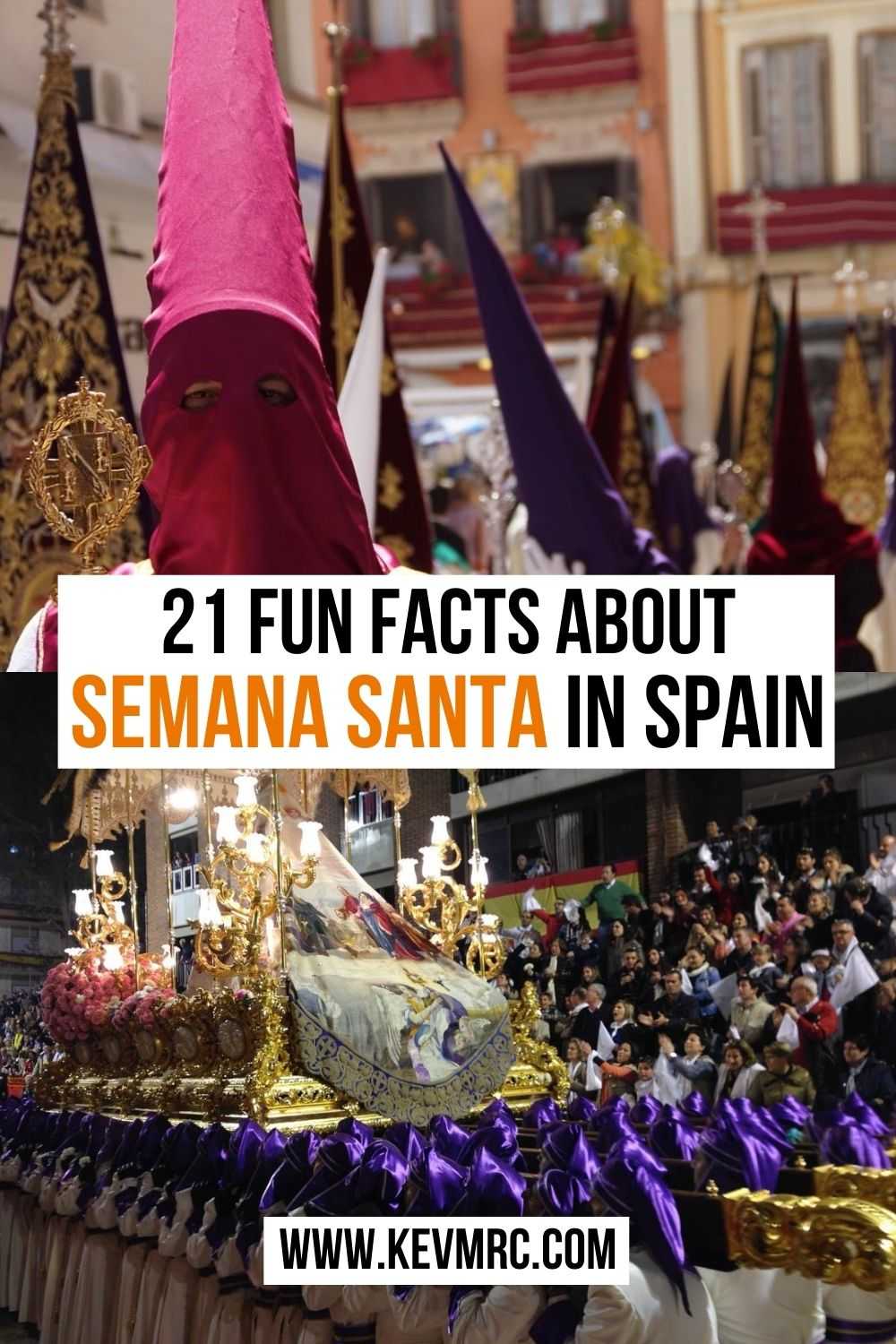 In Spain, Holy Week (Semana Santa in Spanish) is one of the most important holidays in the country. Learn more with these 21 interesting facts about Semana Santa in Spain! semana santa facts | holy week facts | easter facts | spain facts fun | fun facts about spain #spainfacts #easter