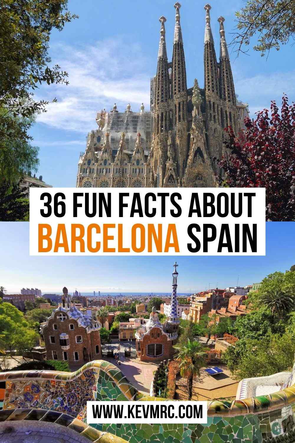Capital of the region of Catalonia, Barcelona is located in the northeast of Spain, on the Mediterranean Sea. Vibrant, sunny, and rich in culture, it is one of the most attractive and cultural cities in Europe and the most visited city in Spain. Learn more with these 36 interesting facts about Barcelona Spain! barcelona spain facts | barcelona facts | spain facts fun | fun facts about spain #spainfacts #barcelona