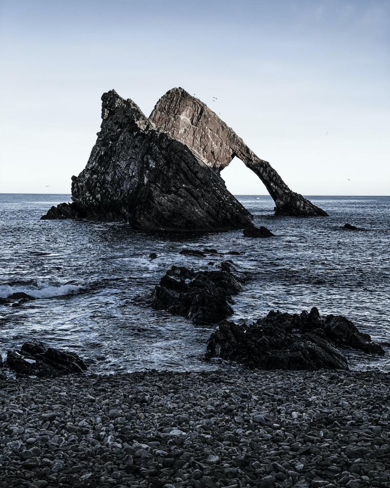 bow fiddle rock is one of the best natural landmarks in scotland