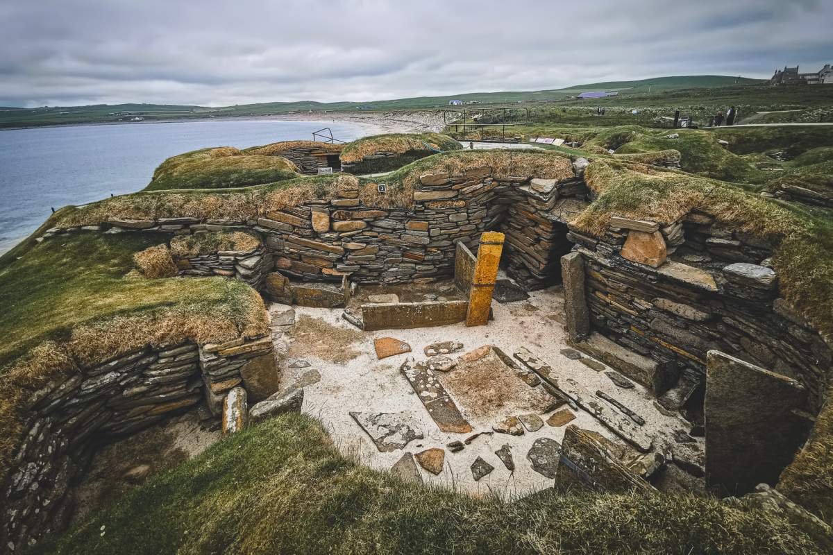 skara brae is a scotland famous landmark