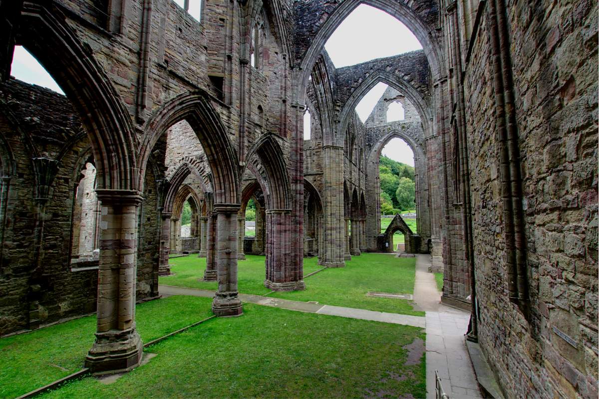 tintern abbey is a famous landmark in wales