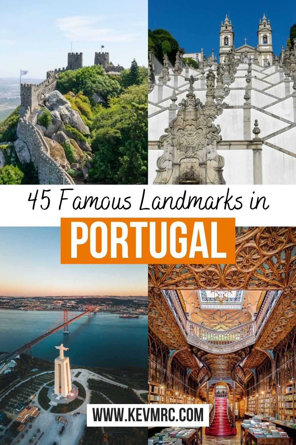 45 Famous Landmarks in Portugal. Discover the best Portugal landmarks to add to your bucket lit on this post. portugal travel | travel portugal | portugal best places #portugal