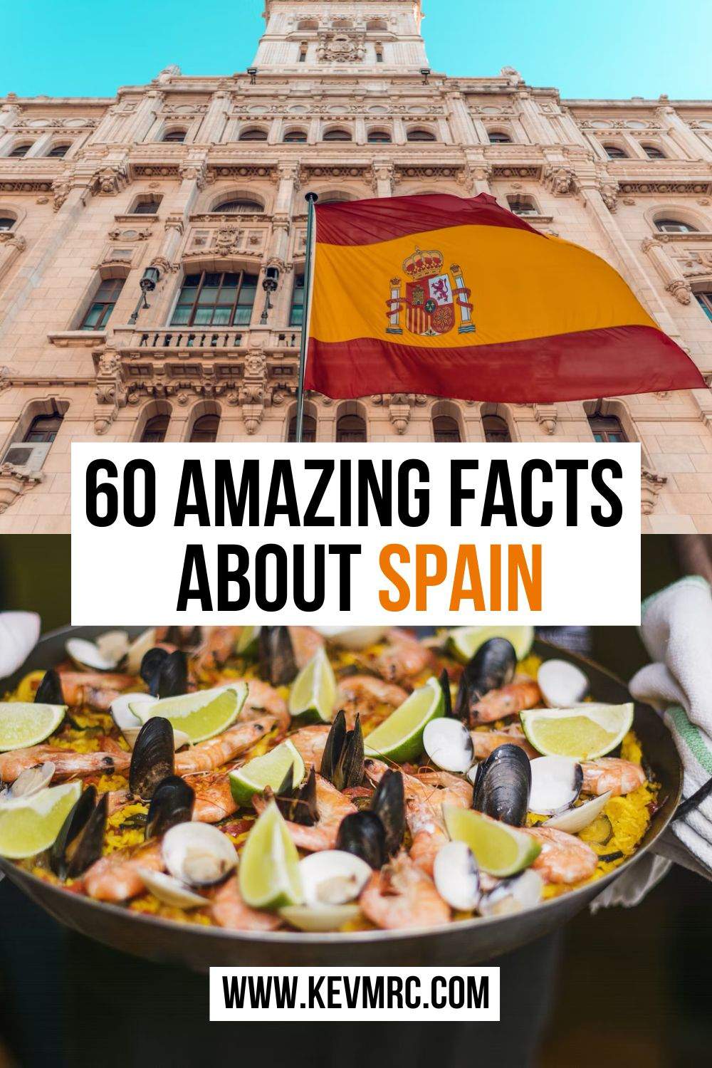 Discover everything about Spain with these 60 interesting facts about Spain! did you know facts random | spain facts | funny facts about spain | spain facts for kids #spain #funfacts