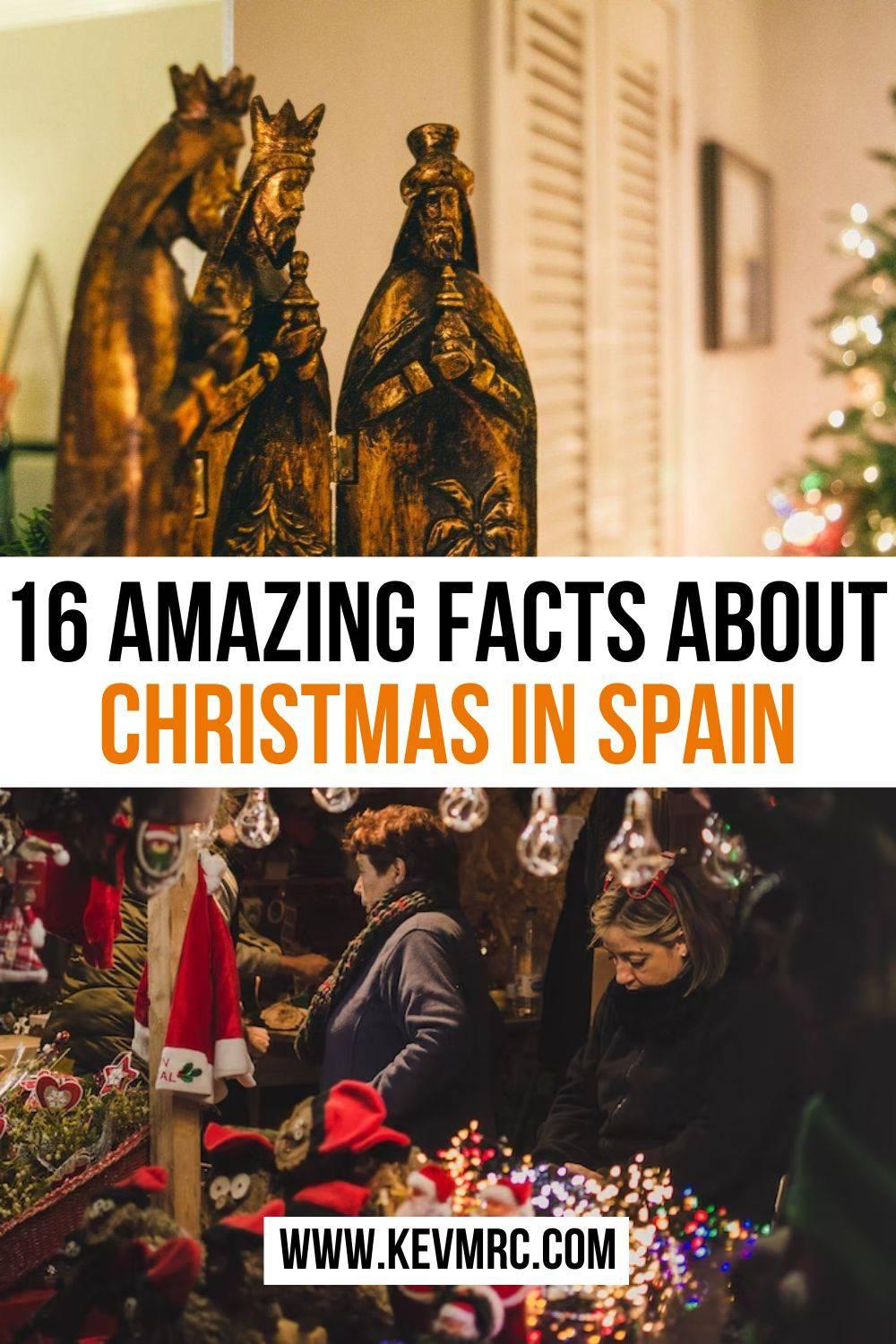 Spain is full of typical traditions handed down from generation to generation, marveling both young and old.  Discover 16 of the best Spanish Christmas facts in this post. spain christmas traditions | christmas in spain traditions #spain facts