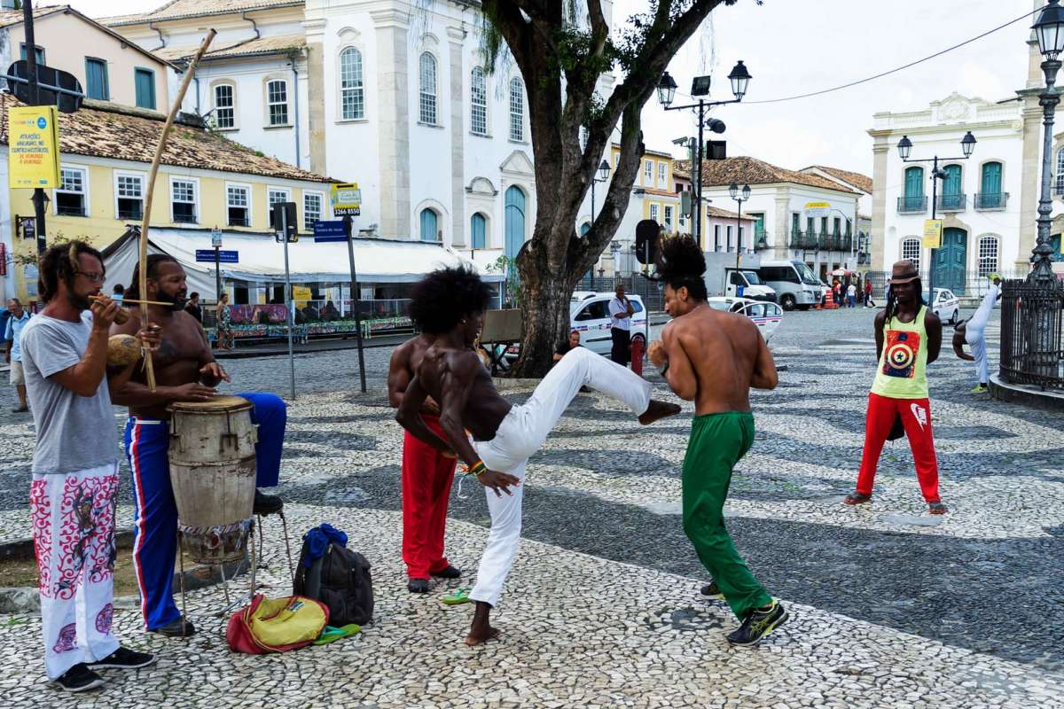 capoeira is a most popular sport in brazil