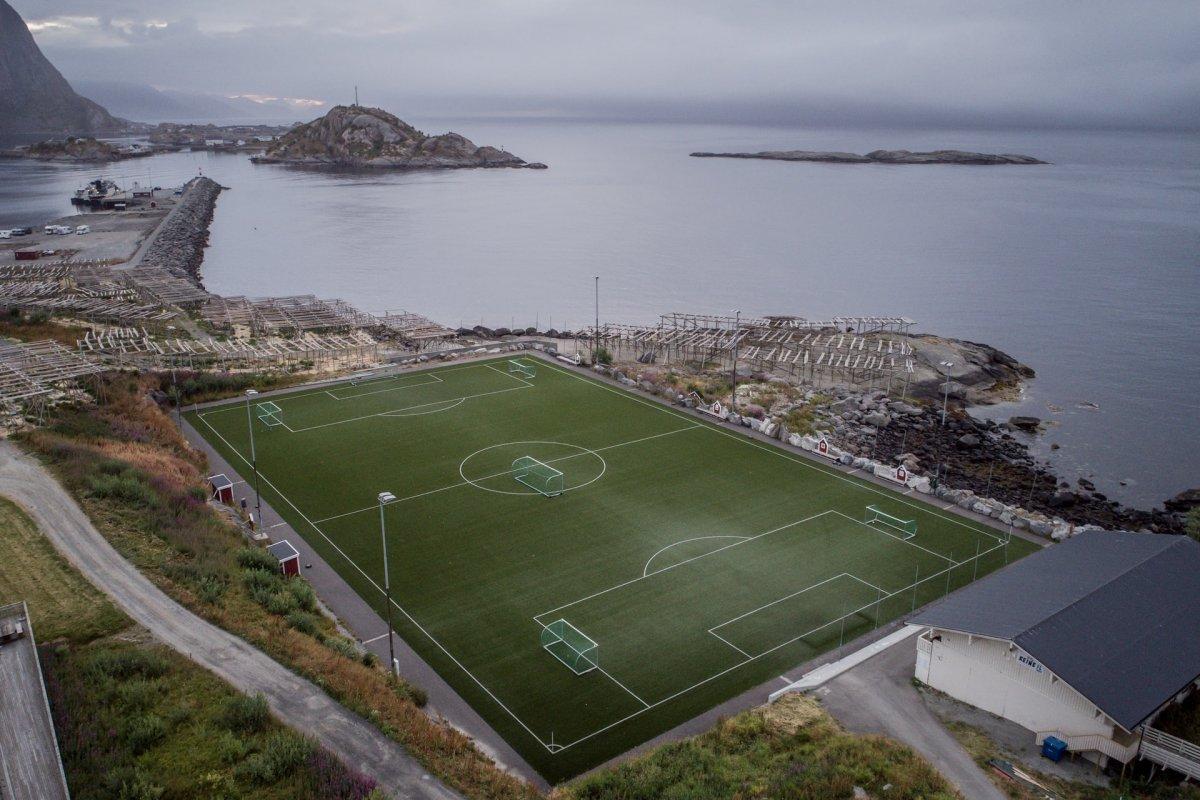 football field in norway