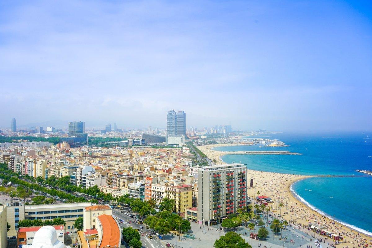 barceloneta beach in spain