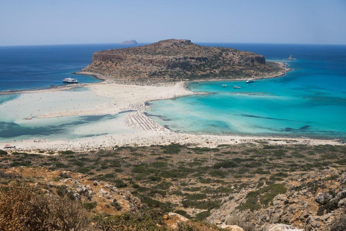 balos beach is in the popular greece attractions
