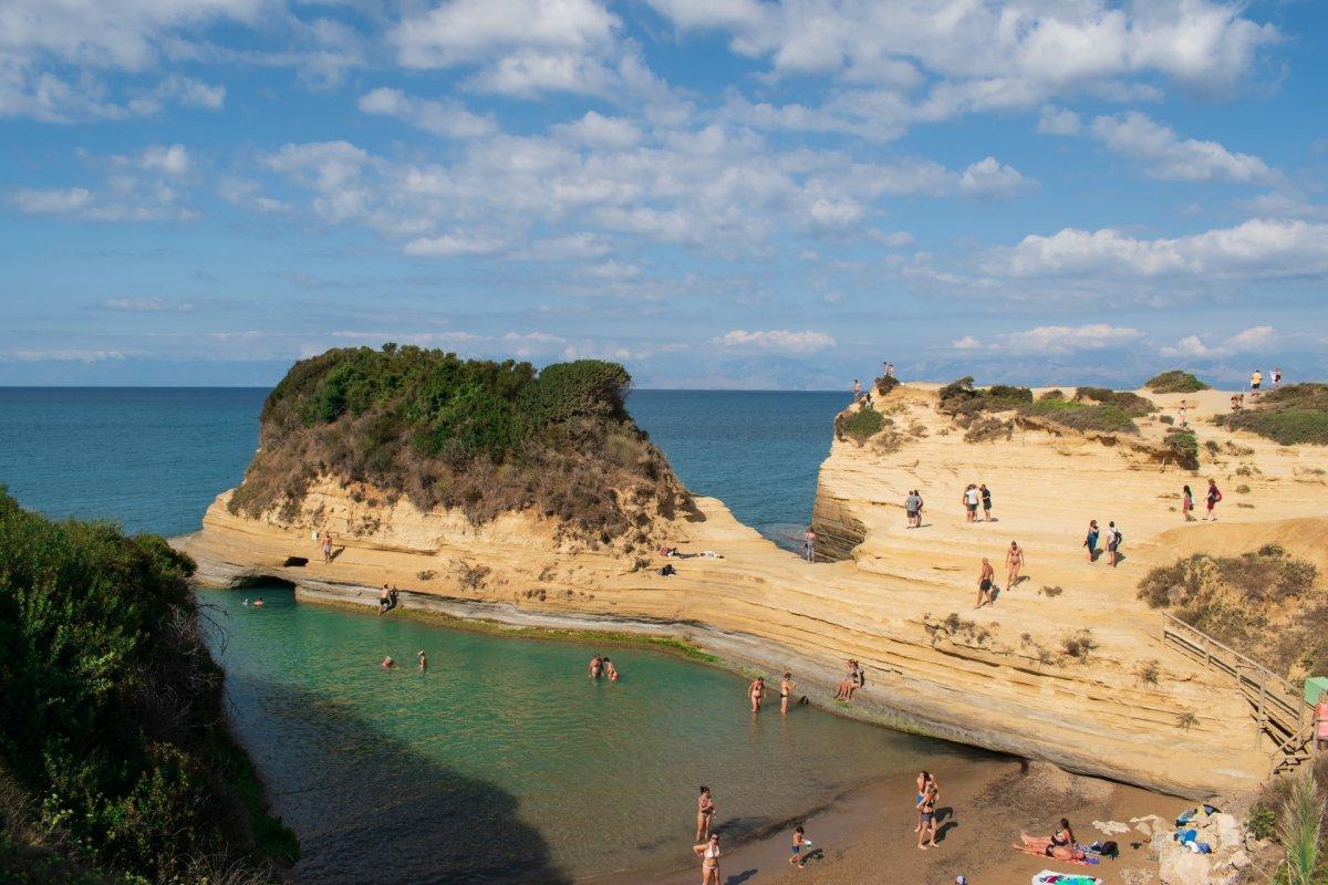 canal d'amour is in the major landmarks in greece