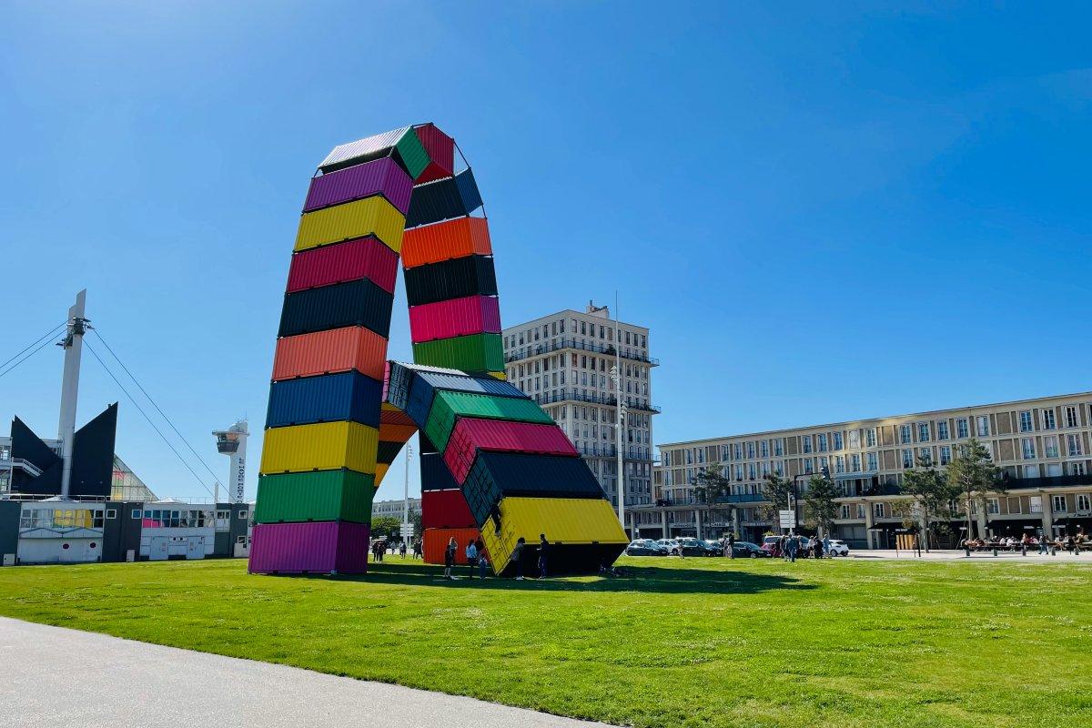 catene de conteneurs in le havre