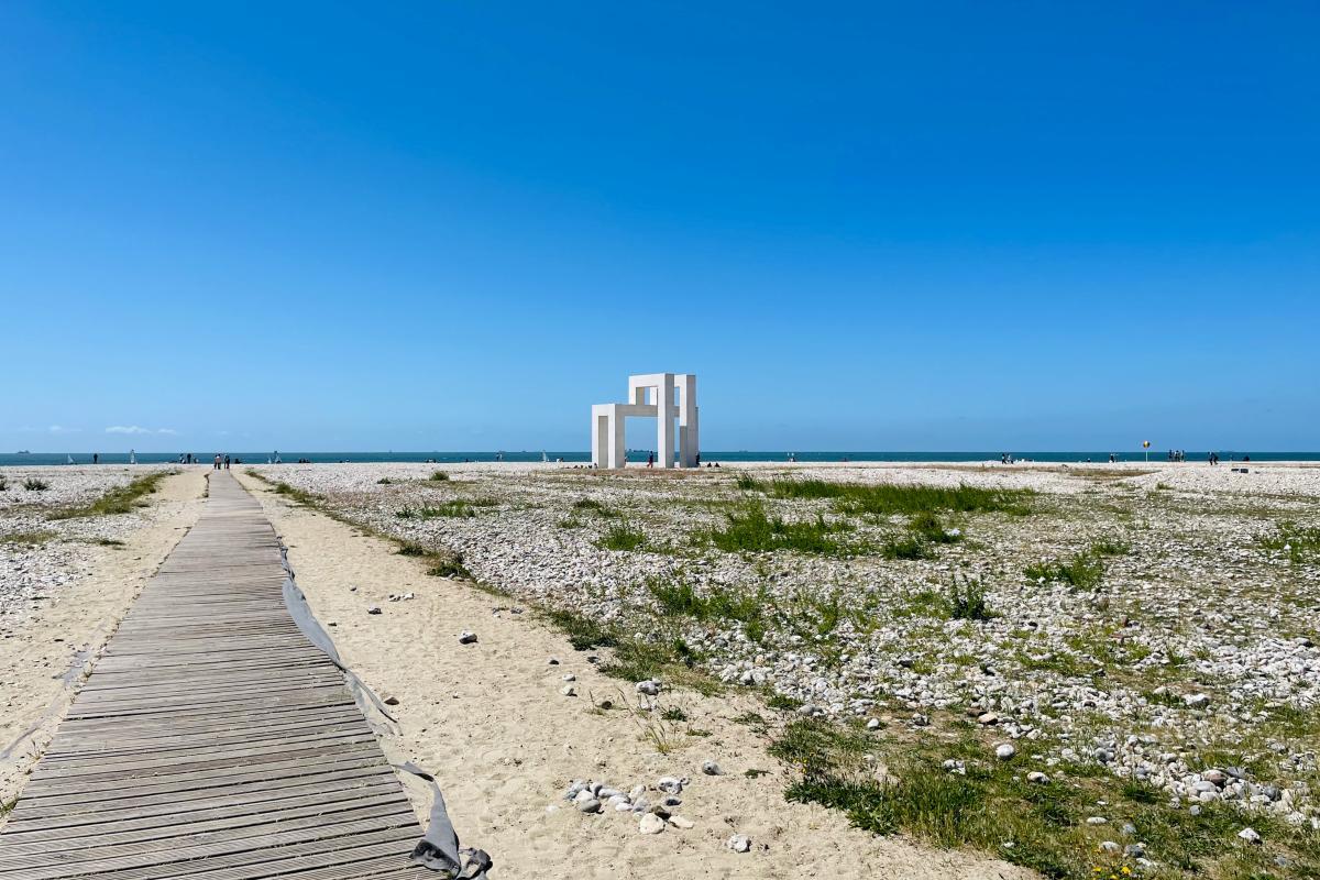 le havre beach is a must of any trip to normandy beaches