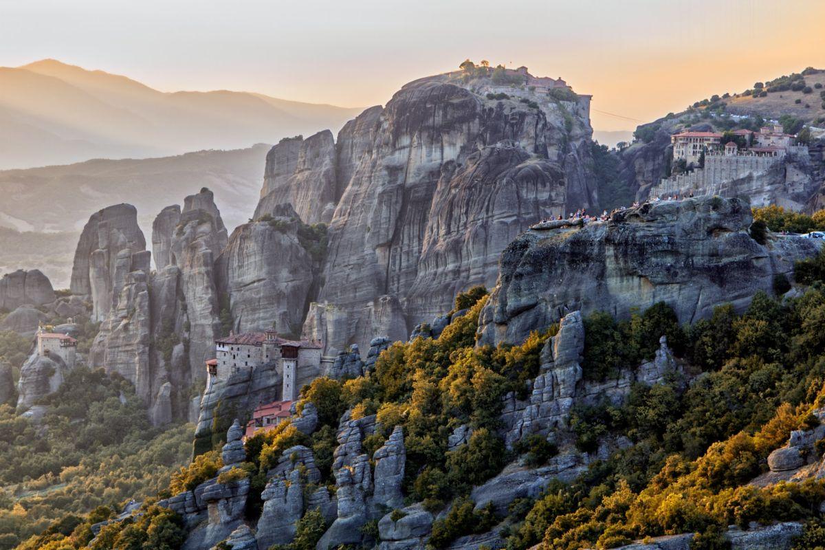 meteora is in the famous greek sites