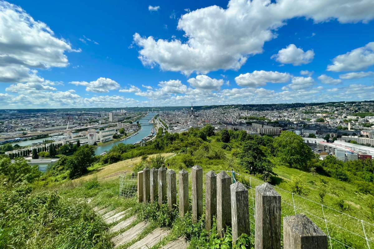 panorama de rouen is another step of this roadtrip normandie