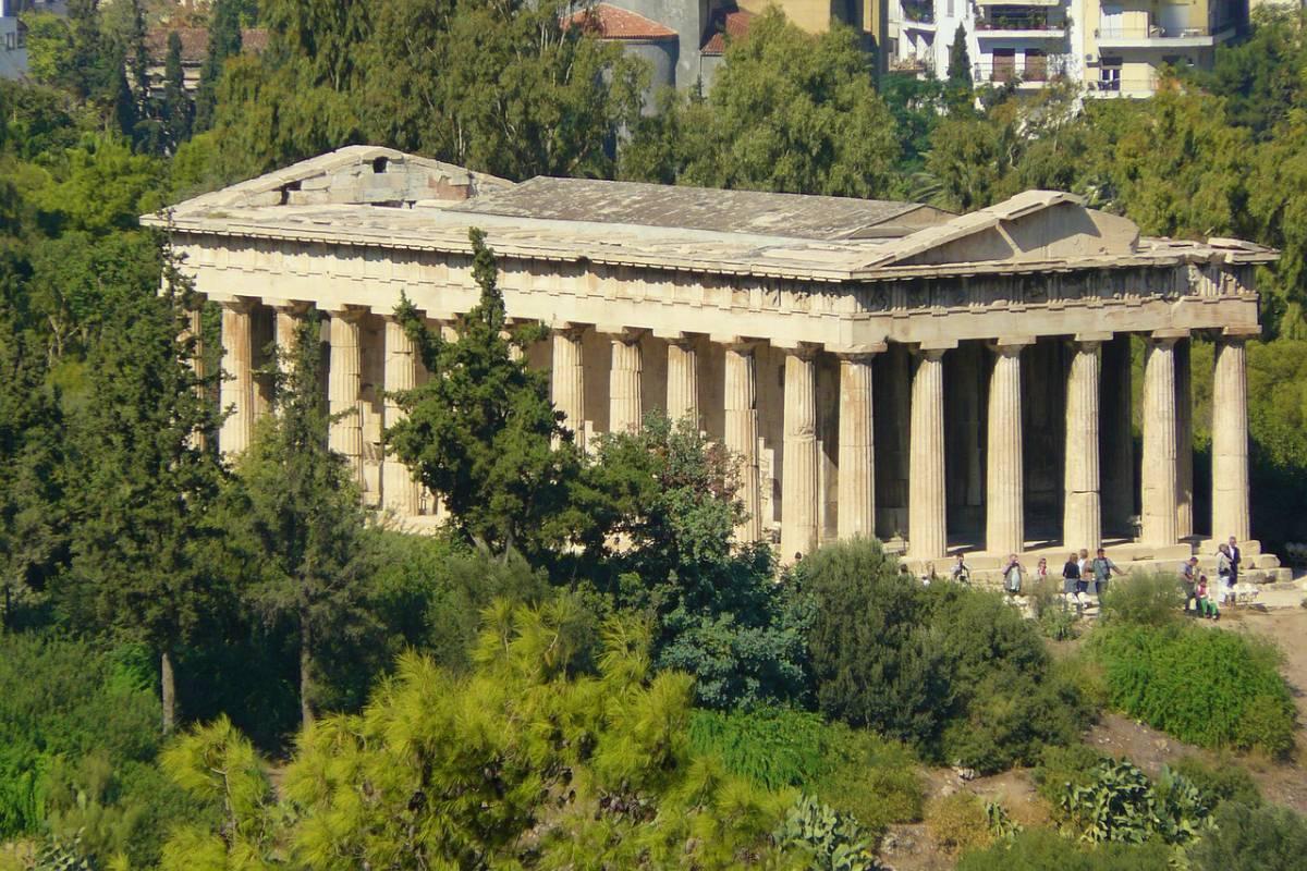 the ancient agora of athens is among the famous greek landmarks
