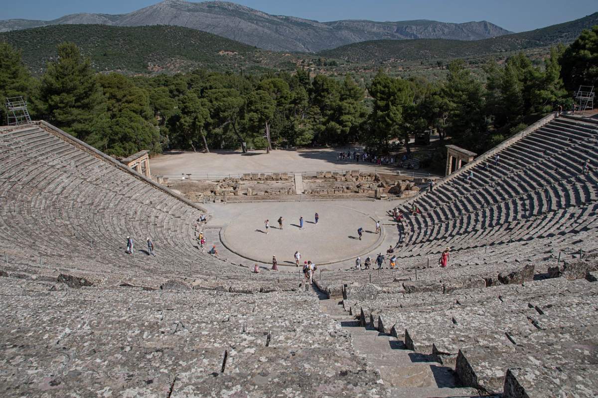 the epidaurus ancient theatre is in the top ancient monuments in greece