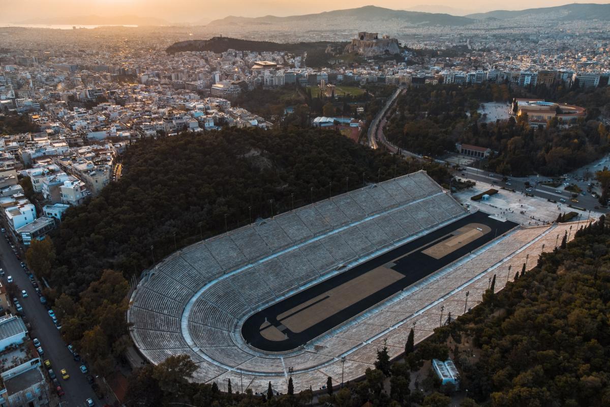 the panathenaic stadium is in the famous landmarks of ancient greece
