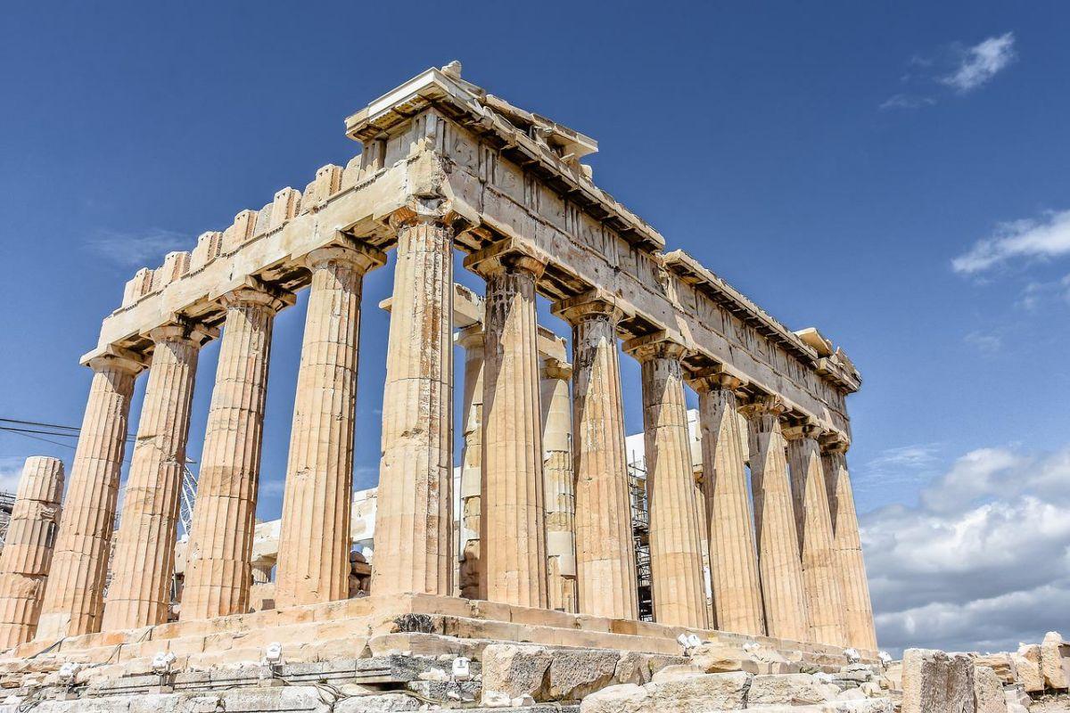 the parthenon is one of the famous landmarks in greece