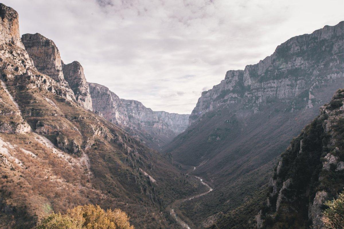 vikos gorge is one of the famous landmarks greece has to offer