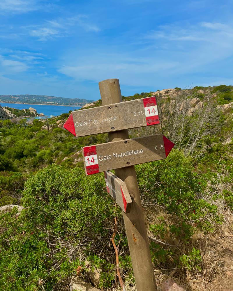 6 - third sign to cala napoletana