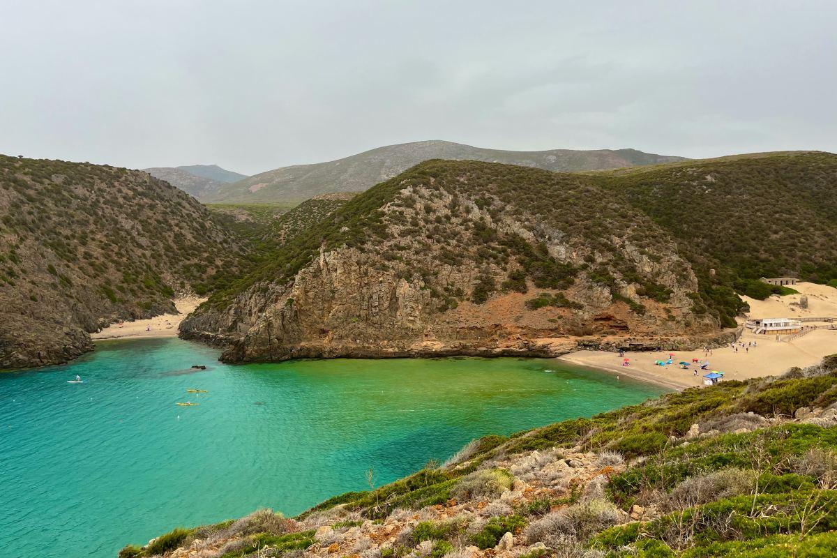 cala domestica is one of the best beaches in south west sardinia