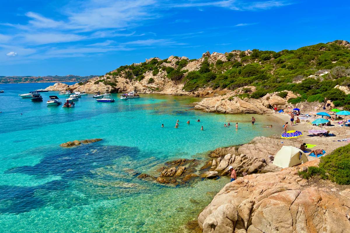 cala napoletana clear waters