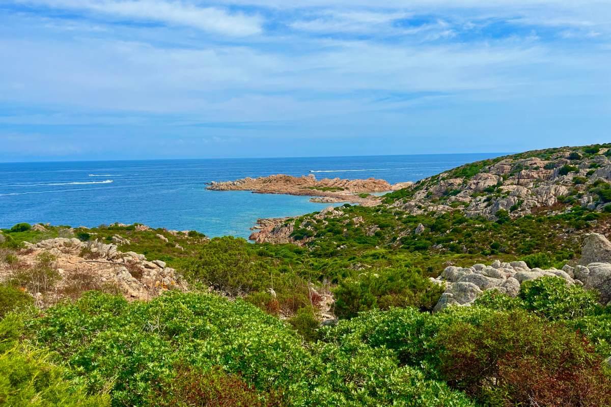 cala napoletana from the hiking trail