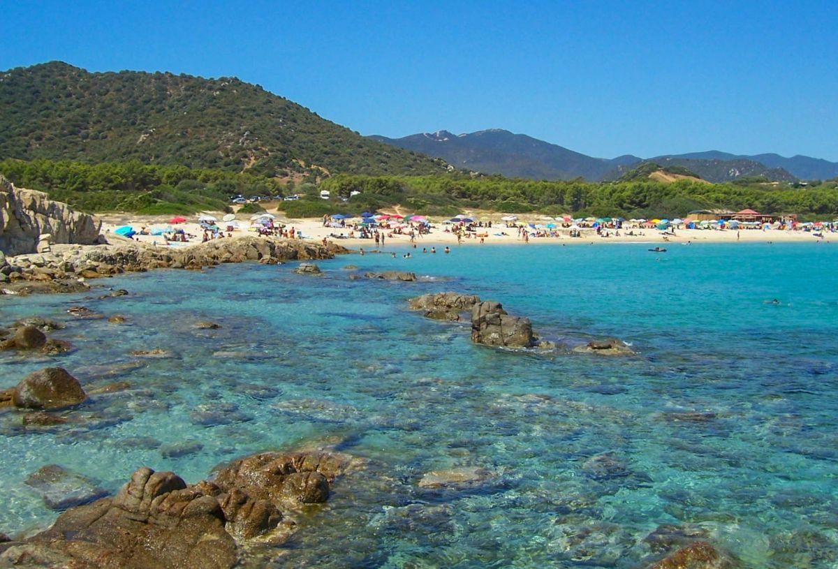 cala sinzias is one of the best beaches in south sardinia