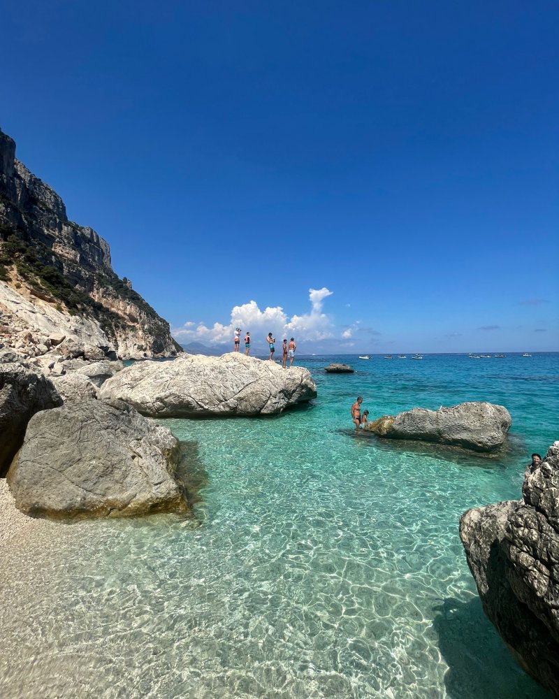 clear water of cala goloritze