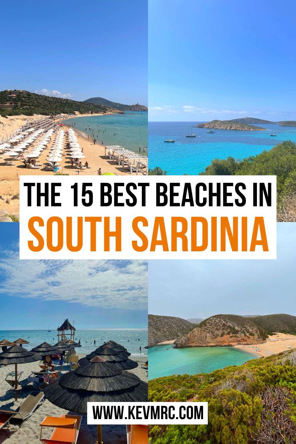 Sardinia is world famous for its wonderful crystal clear beaches. If you are traveling the south of the island, discover in this post the 15 best beaches in southern Sardinia, with a free map to find them easily. best sardinia beaches | sardinia beach | south sardinia beaches | sardinia beach beautiful places | best beaches in sardinia | sardinia beaches map | sardinia italy beaches #sardiniabeaches #southsardinia