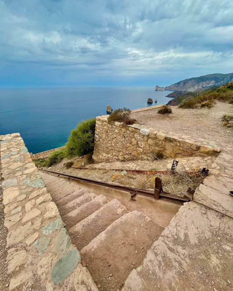 3 - start of the stairs to laveria lamarmora miniera di nebida