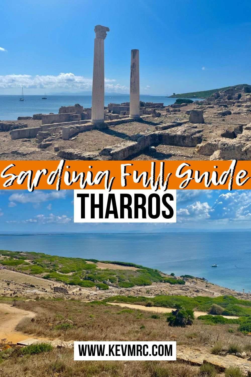 Going to visit Tharros in Sardinia Italy soon? Find in this guide all the info, details and tips to visit Tharros properly. tharros sardegna | tharros sardinia | sardinia travel #sardinia