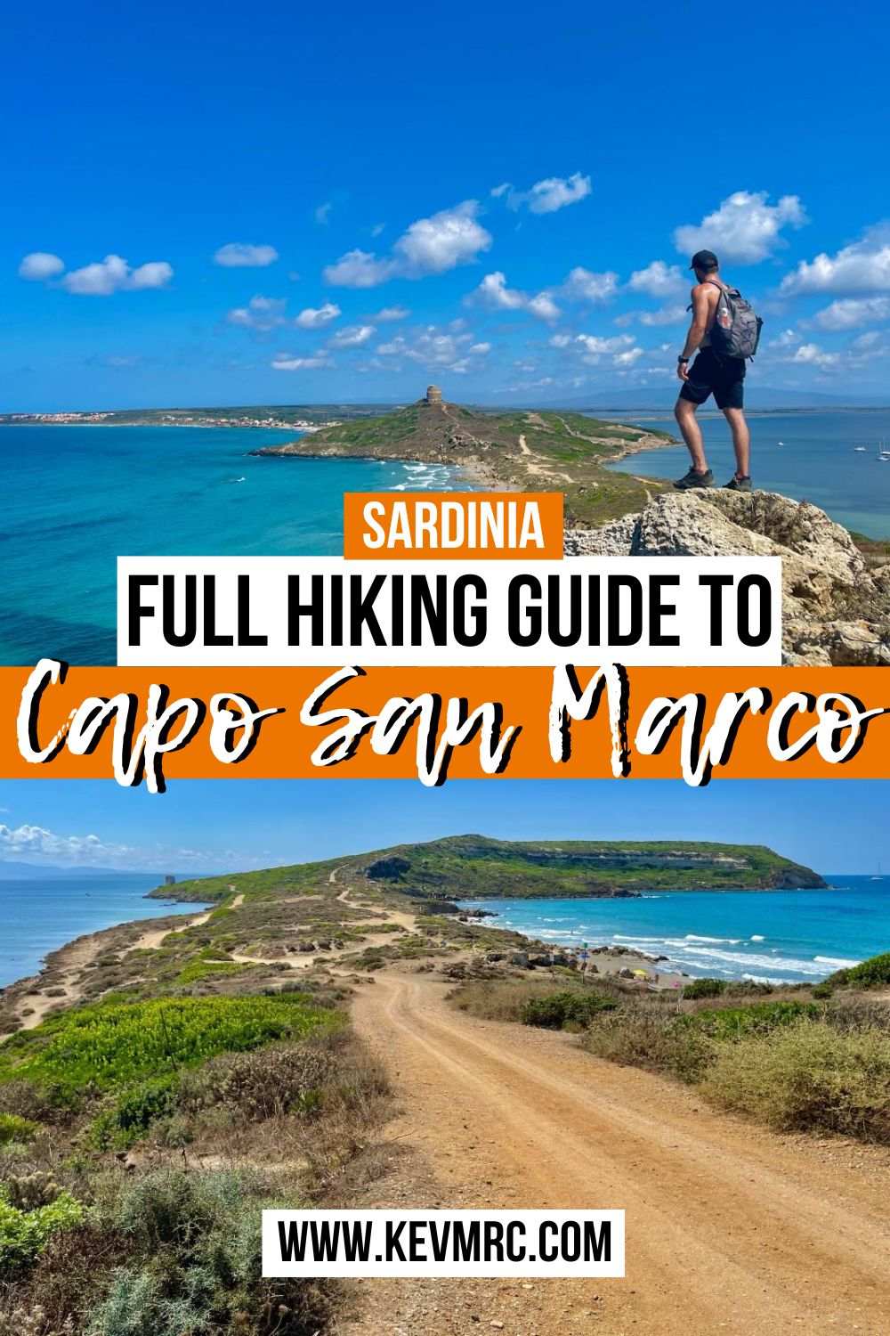 Find out all the info and details to hike Capo San Marco in Sardinia Italy.  sardinia hike | hikes in Sardinia | hiking trails in Sardinia | #sardinia