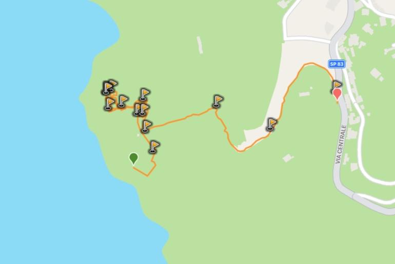 laveria lamarmora hiking map