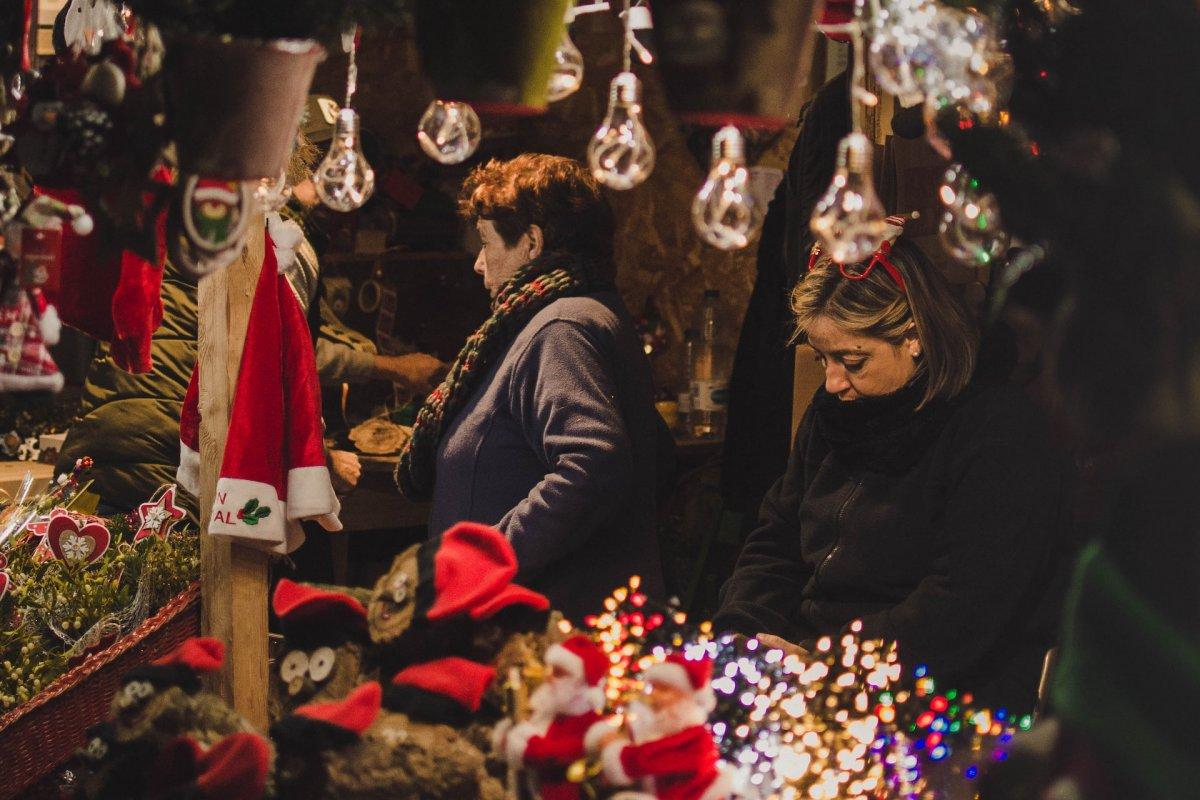 visiting the barcelona christmas market is one of the best things to do in barcelona in winter