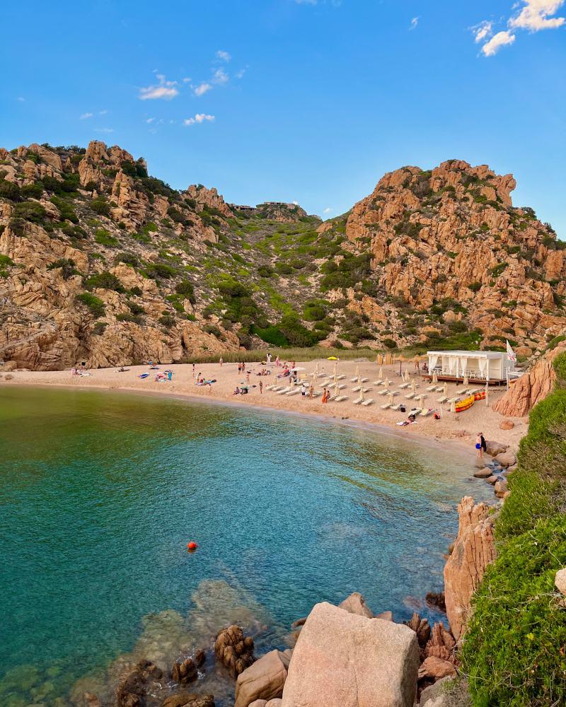 beach view from the cliffs