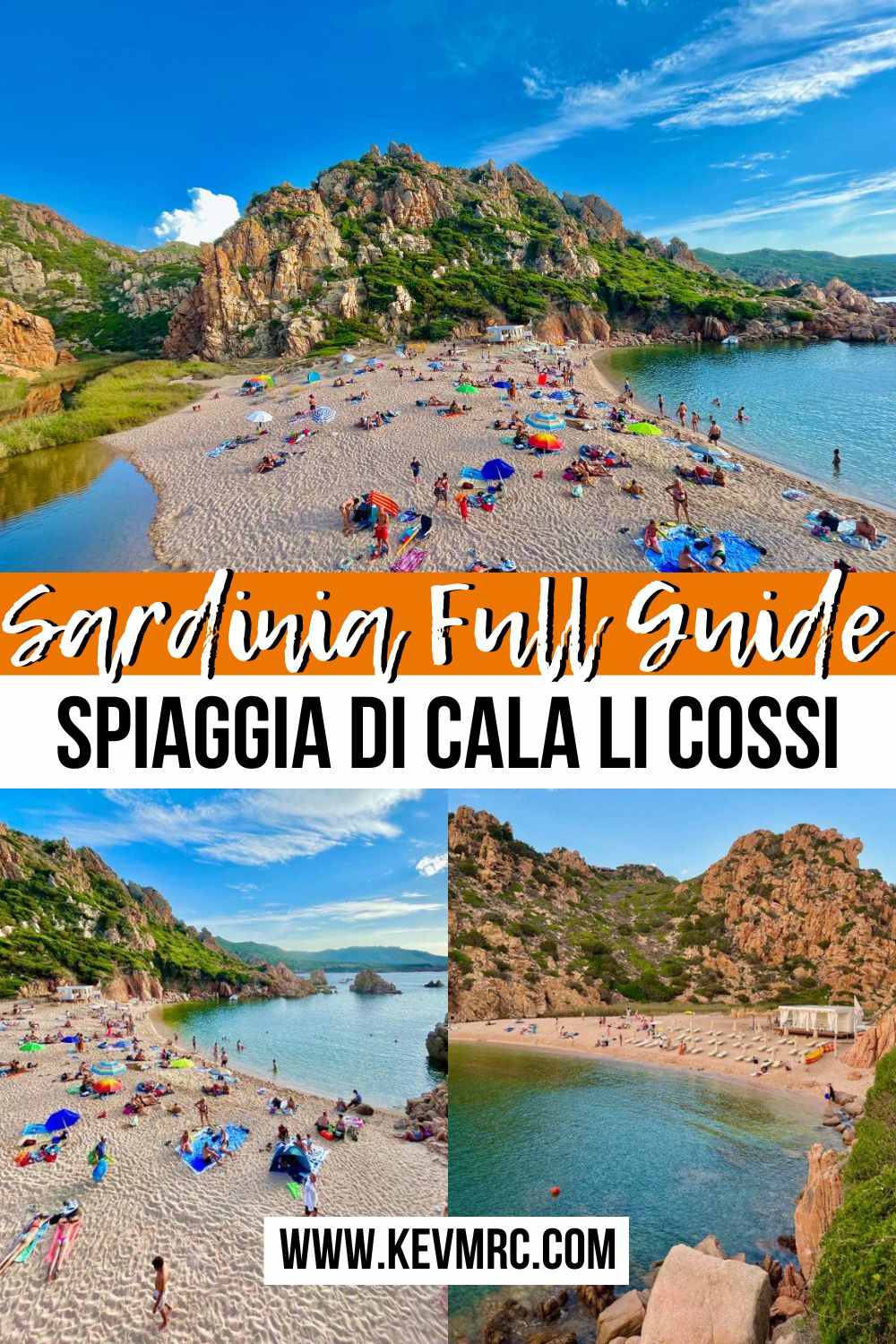 Discover Spiaggia di Cala Li Cossi, one of the most beautiful beaches in Sardinia, Italy. Click to get all the info to get there + travel tips. sardinia italy beaches | north sardinia beaches | best sardinia beaches | sardinia beach | best beaches in sardinia | costa paradiso sardinia italy #sardinia 