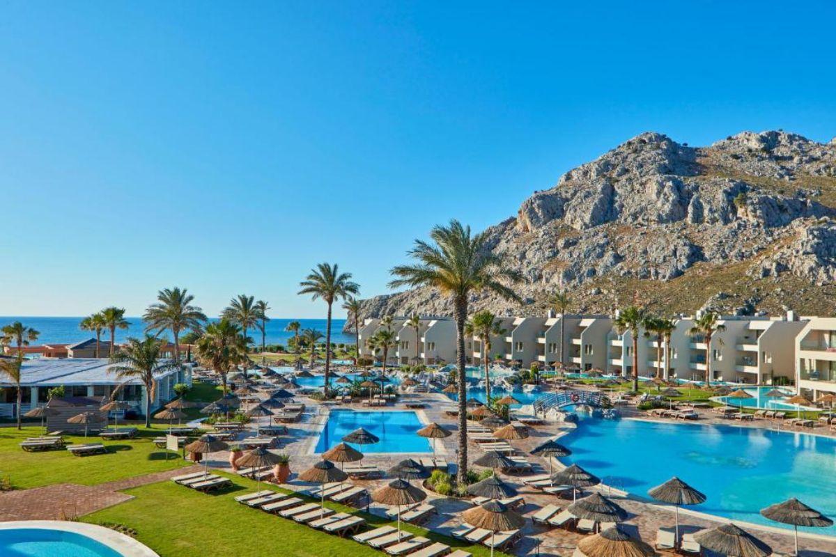 atlantica aegean blue is the best family resort rhodes has to offer