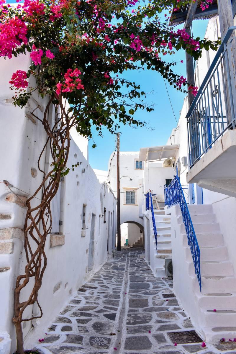 beautiful paros streets